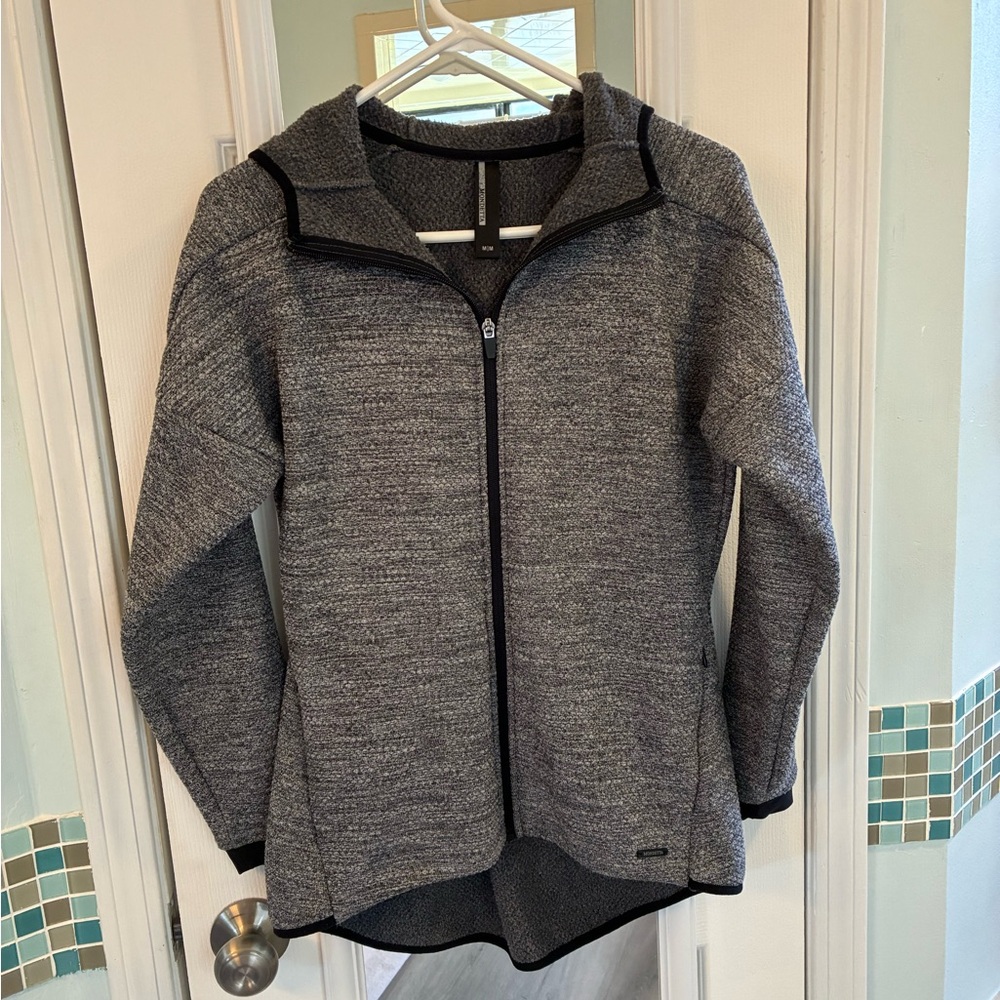 Mondetta Women’s Gray Full-Zip Hoodie